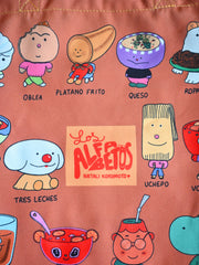 "Los Alfabetos" tote bag, by Natali Koromoto Martinez. 