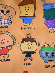 "Los Alfabetos" tote bag, by Natali Koromoto Martinez. 