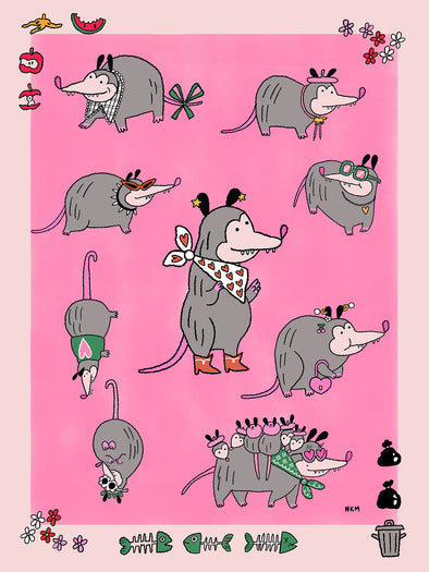 "Marvelously Marsupial" Art Print