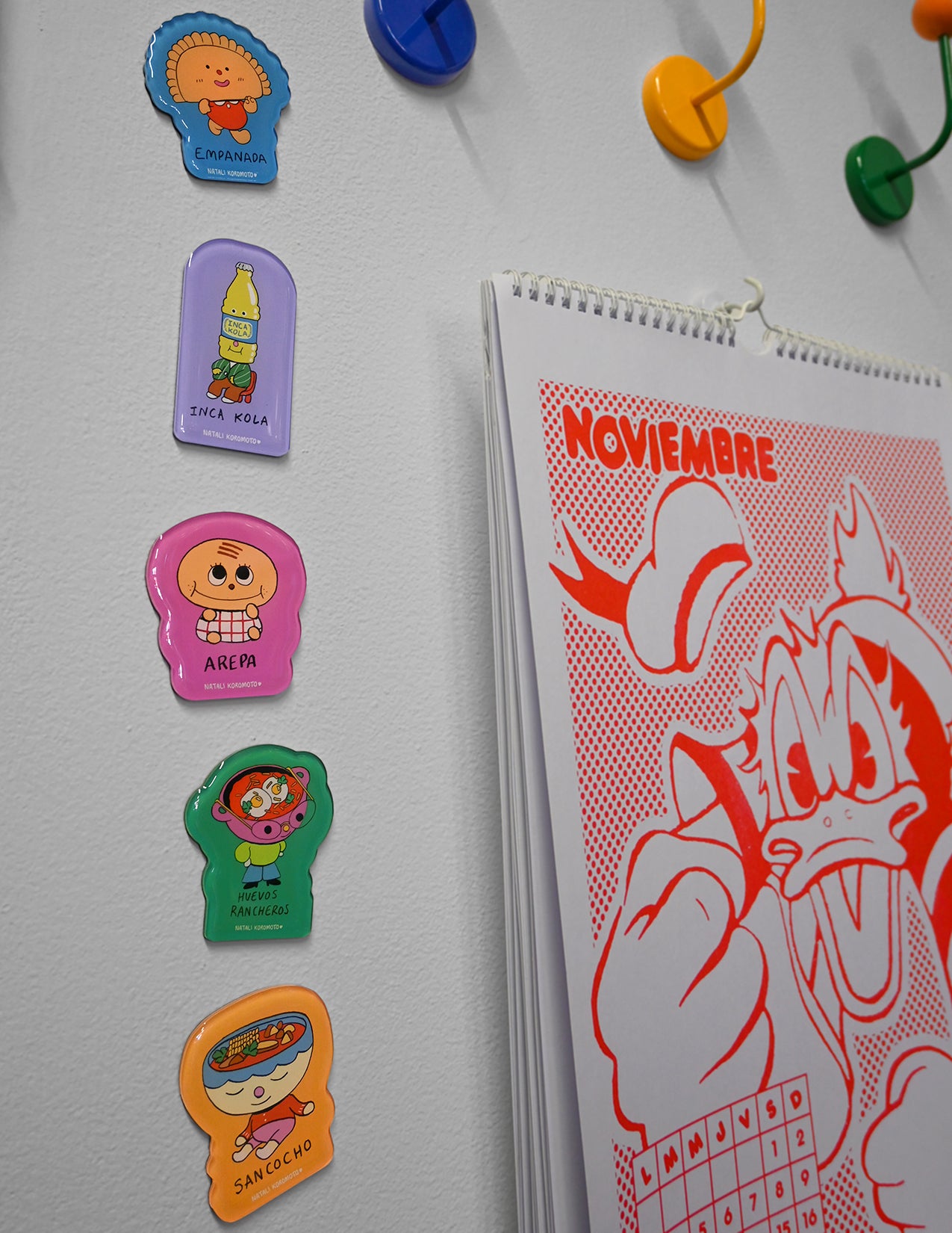 "Spell it out" Acrylic Magnets. Designs by Natali Koromoto Martinez