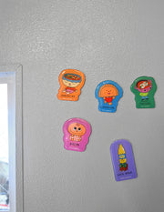 "Spell it out" Acrylic Magnets. Designs by Natali Koromoto Martinez