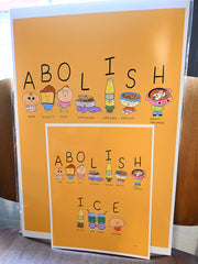 "Spell it out" by Natali Koromoto, paper print. Sizes: 8.5"x11" and 13"X19".
100% of the profits from this print will go to the Defending Our Neighbors fund.