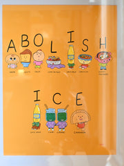 "Spell it out" by Natali Koromoto, paper print. Sizes: 8.5"x11" and 13"X19".
100% of the profits from this print will go to the Defending Our Neighbors fund.