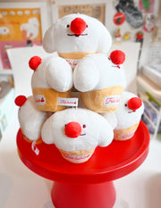 "Tres Leches" keychain plush. Design by Natali Koromoto Martinez.