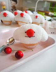 "Tres Leches" keychain plush. Design by Natali Koromoto Martinez.