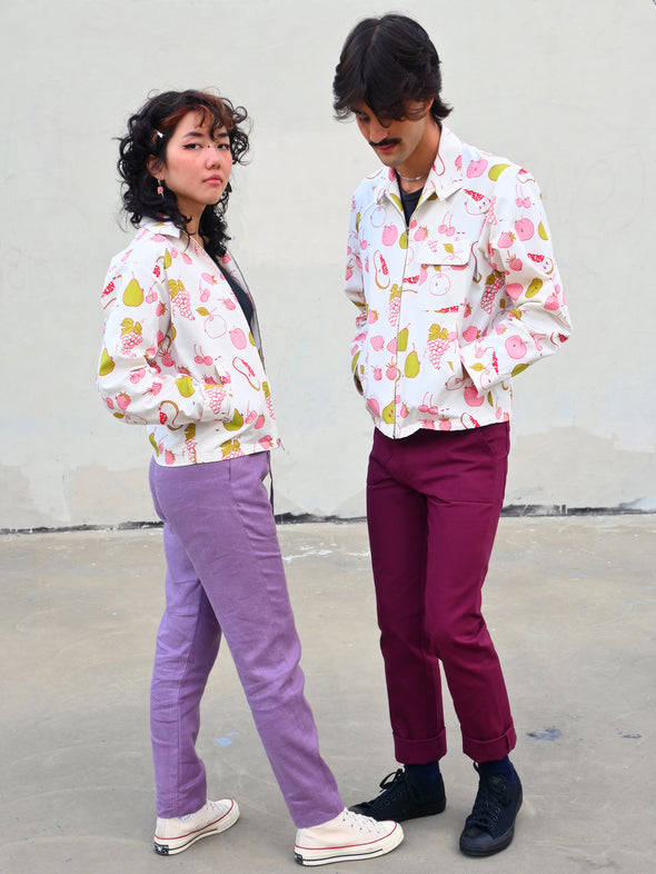 "All Over Fruit" print Jacket