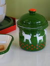 "GOAT" Enamel container by Natali Koromoto