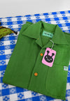 "Tutti-Frutti" Linen Shirt - Plantain Green