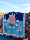 "Campfire" Throw blanket