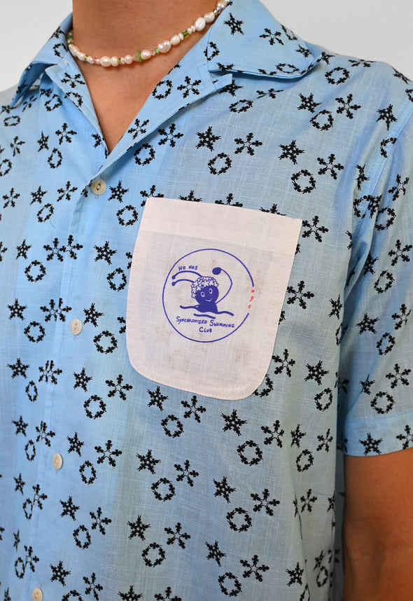 "Synchronized Swimming Club" Shirt - Blue Waters
