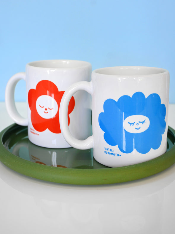 "Flower Friends" Dandelion ceramic mug