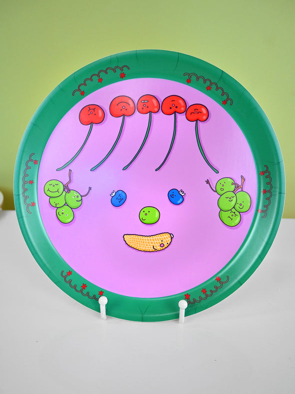 "Food Face" Baby Corn Catch-all tray