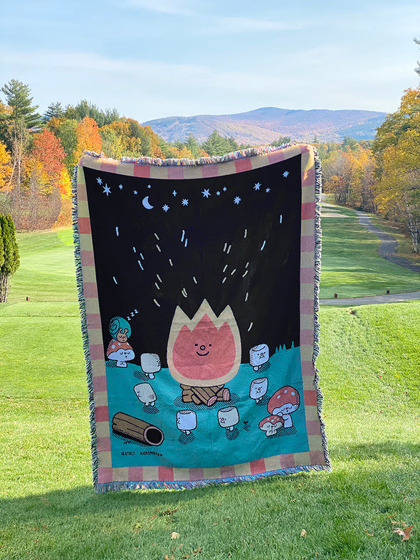 "Campfire" Throw blanket