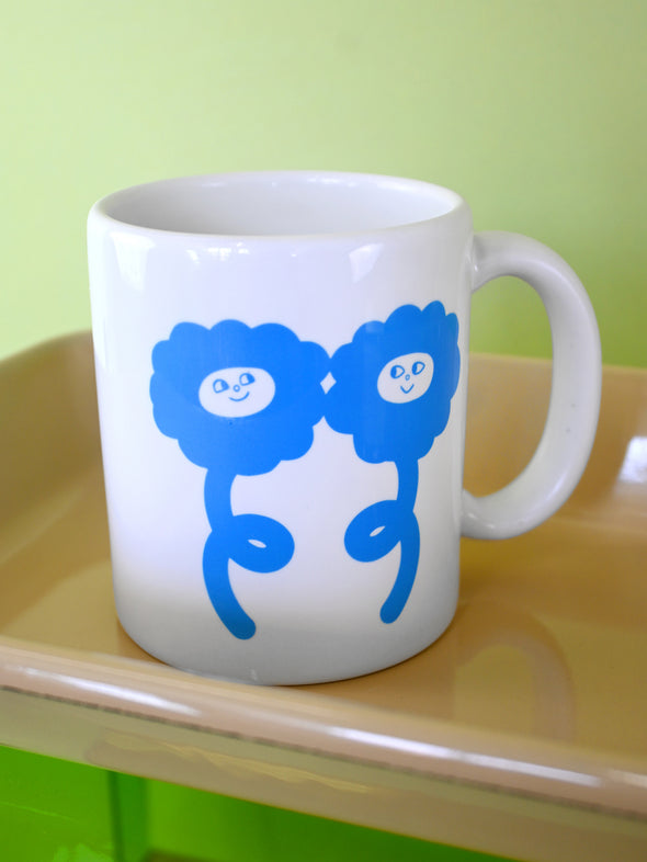 "Flower Friends" Dandelion ceramic mug