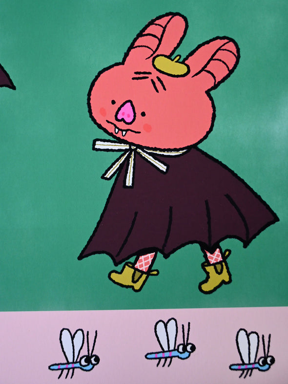 "Brilliantly Batty" Art Print