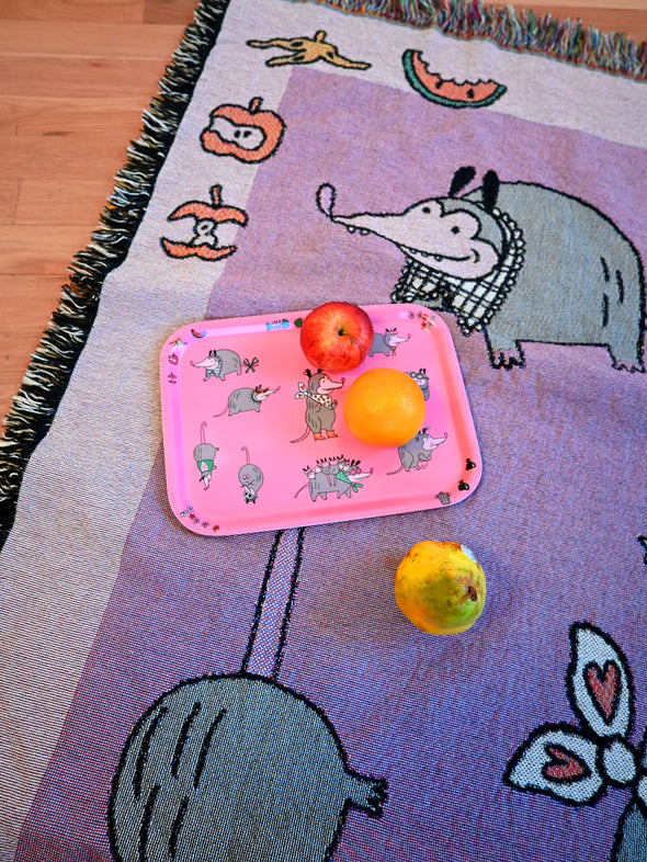 "Marvelously Marsupial" Throw blanket