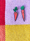 "Carrot" enamel pin set