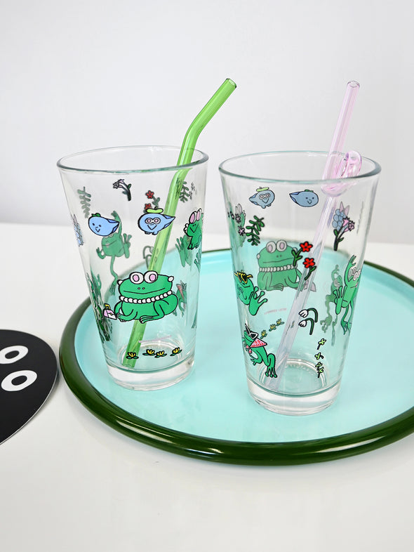 "Fashionably Froggy" Pint Glass