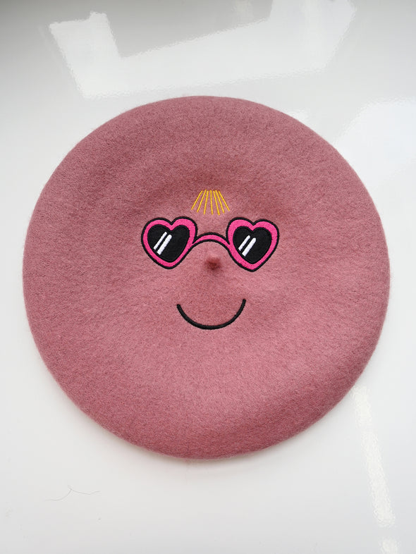 4 Eyes Beret "Heart eyes"