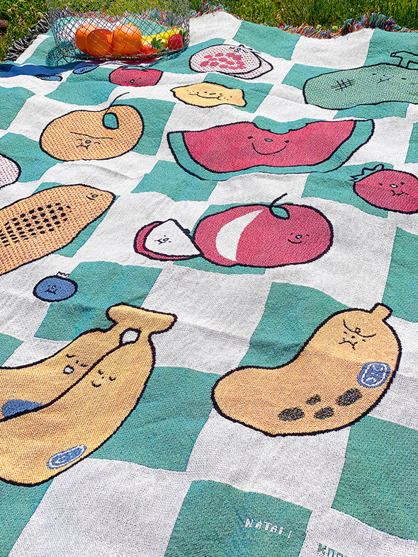 "The Picnic" Throw blanket