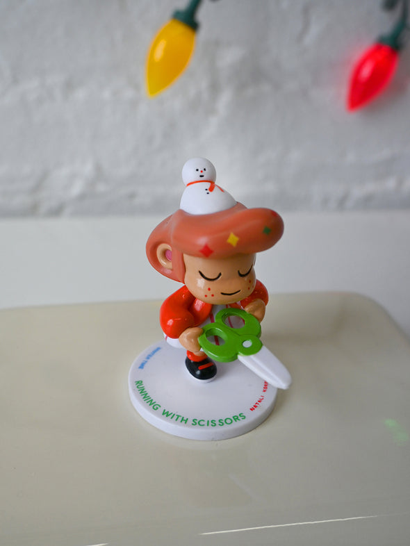 "Running with Scissors" limited edition WINTERTIME figurine