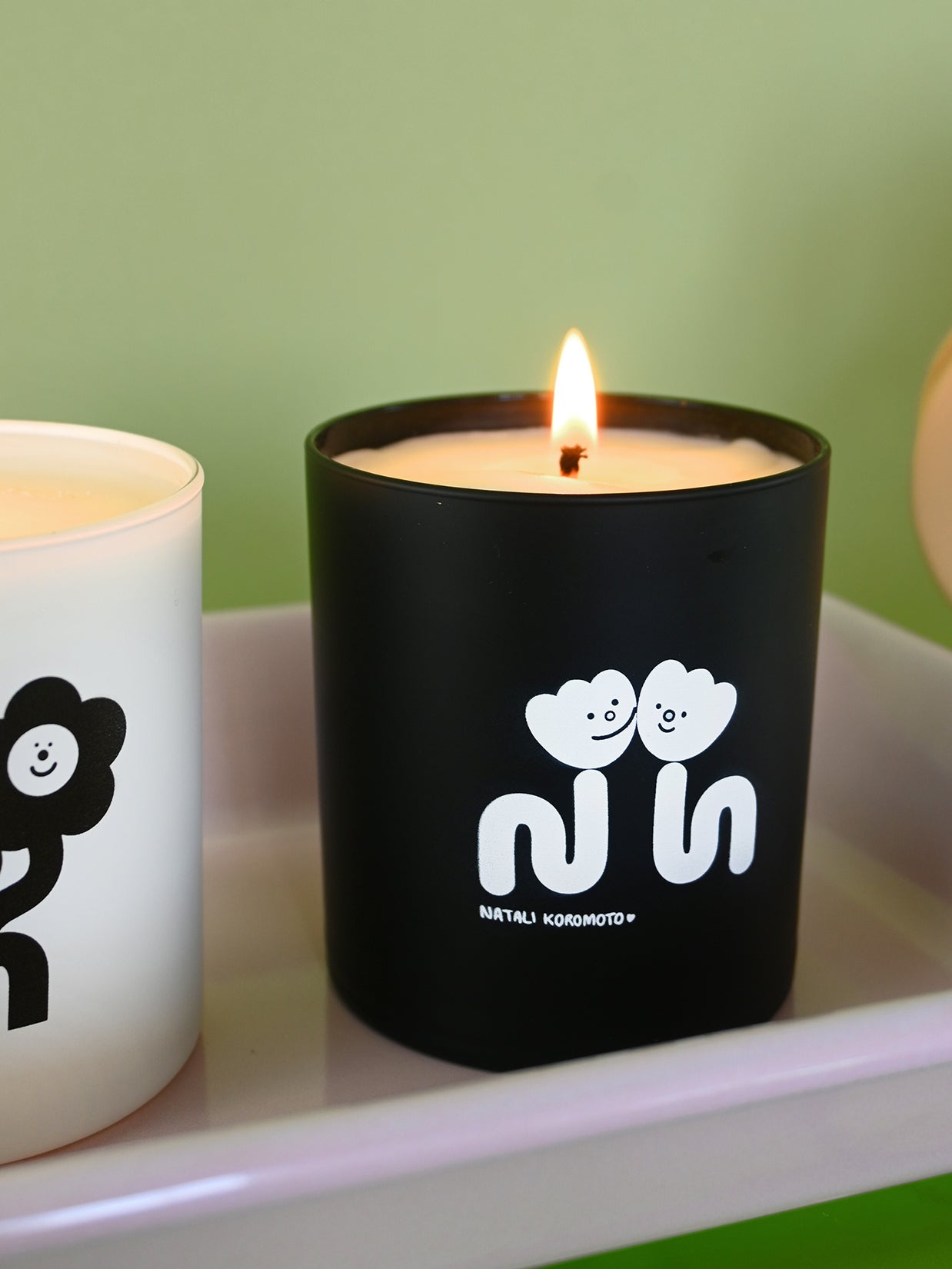 "Flower Friends Tulip" Scented Soy Candle