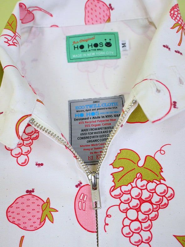 "All Over Fruit" print Jacket