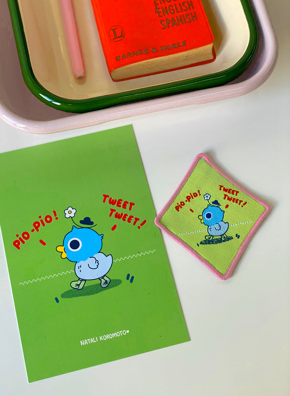 "Bilingual Baby Chick" patch