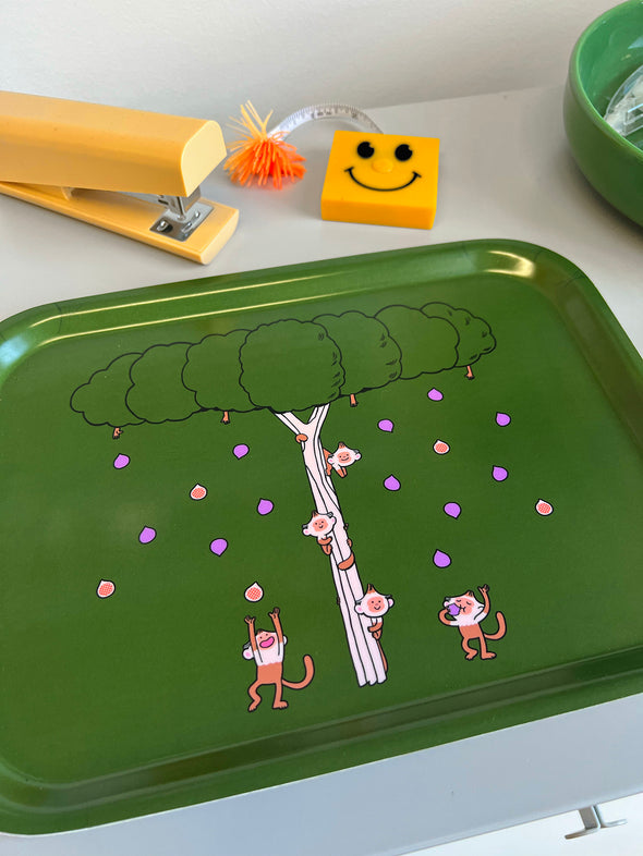 "Fig Feast" tray on a table