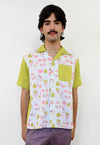 "All over Fruit" Shirt - Chartreuse Linen