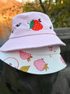 "Strawberry & Ants" bucket hat