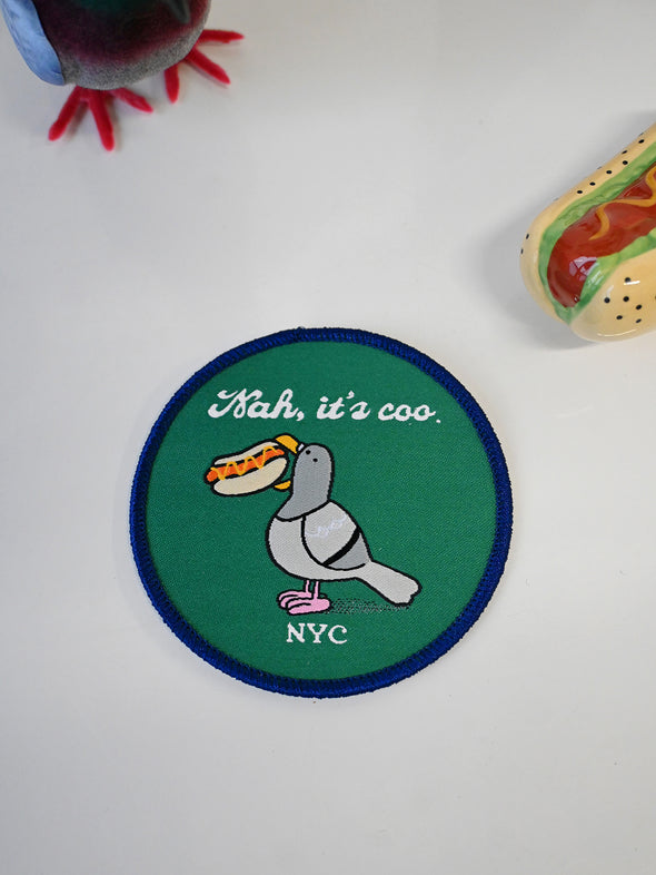 "Nah, it's coo" woven patch